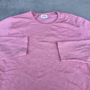 Hartford Alternative Classics Pink Crewneck Shirt Mens L